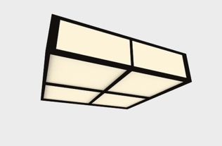 探索東方美學 中式風格吸頂燈3D模型設計解析